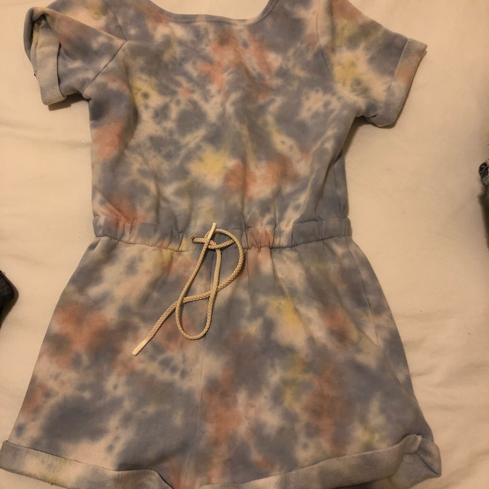 sweatshirt material romper